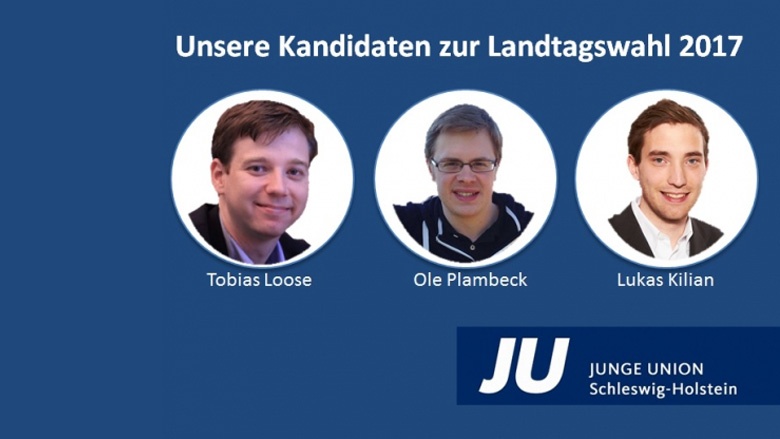 Tobias Loose, Ole Plambeck, Lukas Kilian wollen in den Landtag
